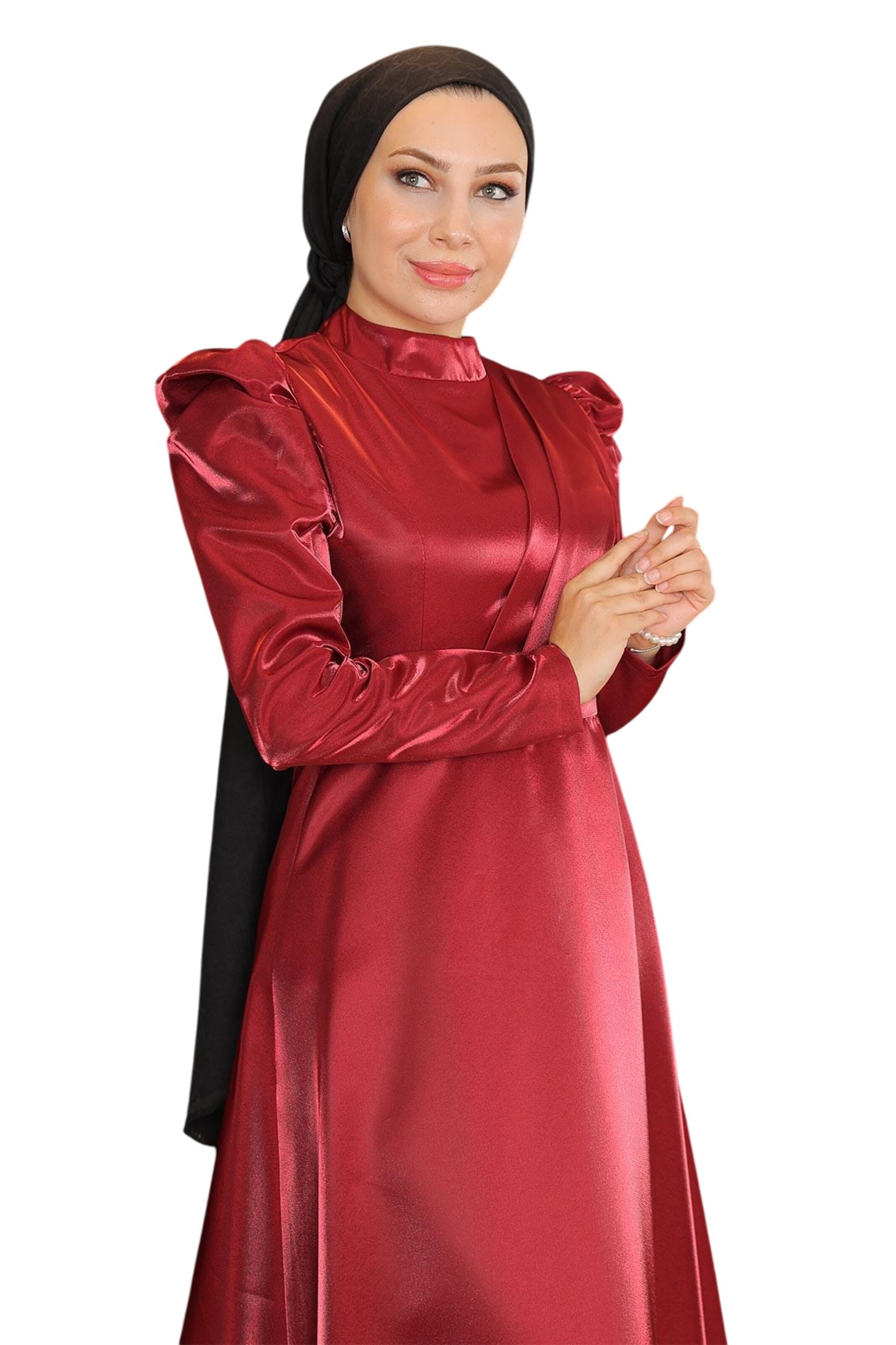 MODAMIHRAM Abendkleid in Rot