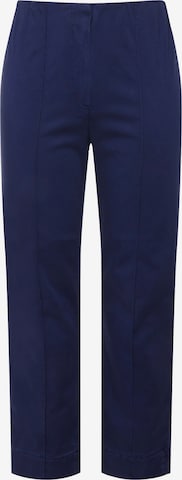 Ulla Popken Regular Pants in Blue: front