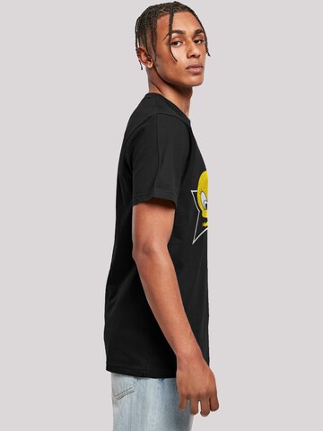 F4NT4STIC Shirt 'Looney Tunes Tweety Pie Star' in Zwart