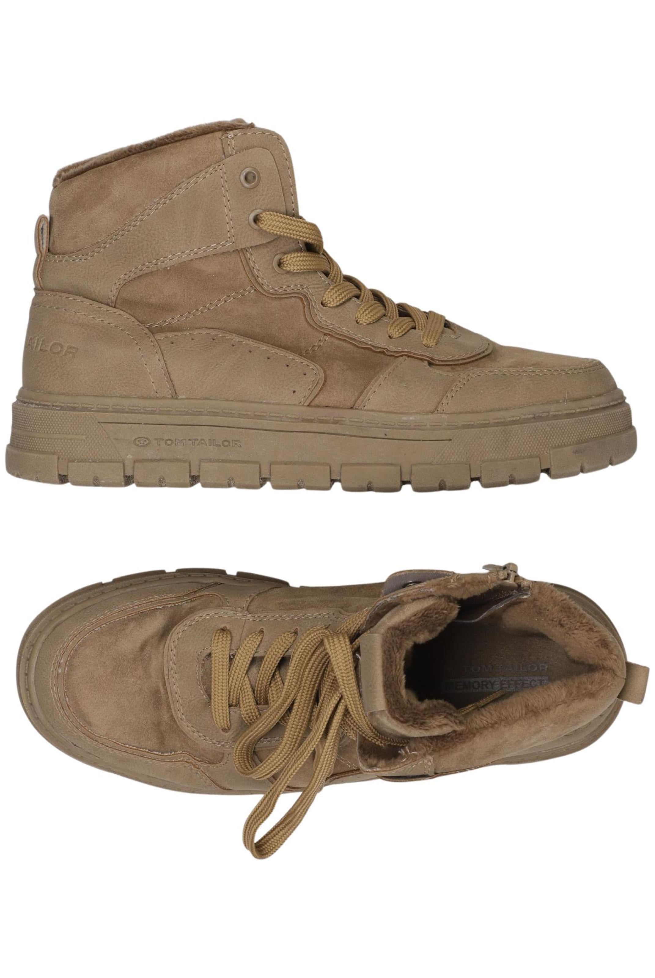 TOM TAILOR Stiefelette 39 in Beige: Vorderseite