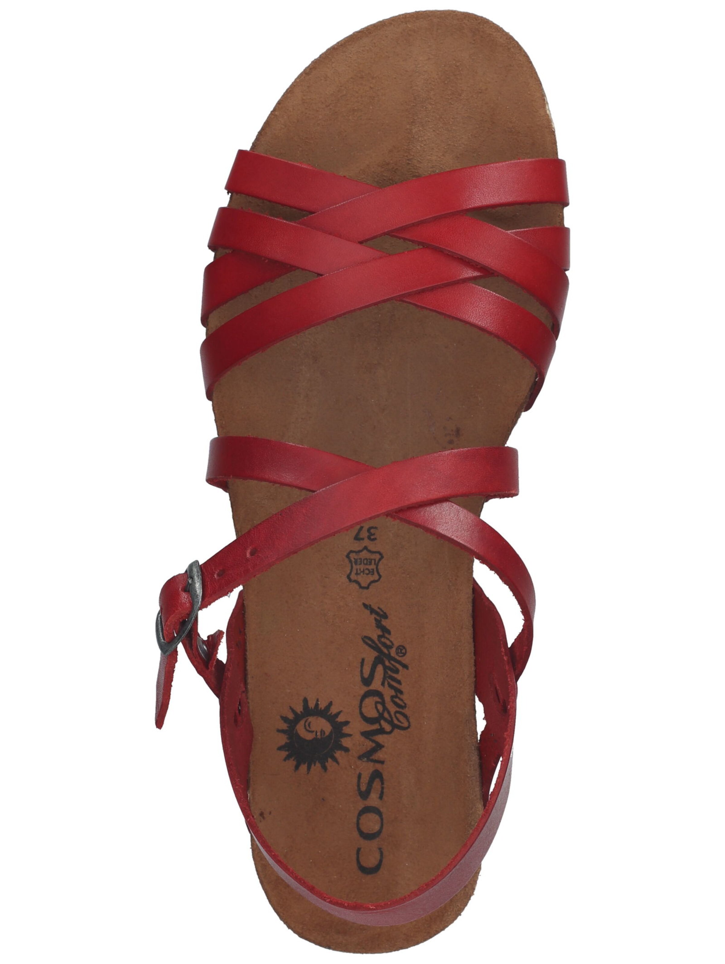 Sandalo con cinturino di COSMOS COMFORT in rosso