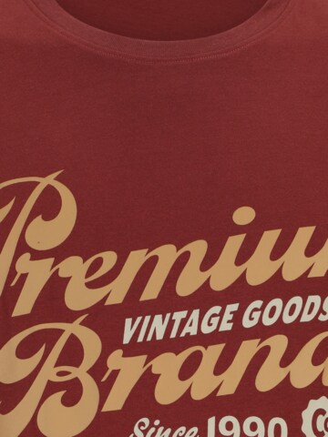 Jack & Jones Plus Shirt 'JPRBLUTHOMAS' in Red