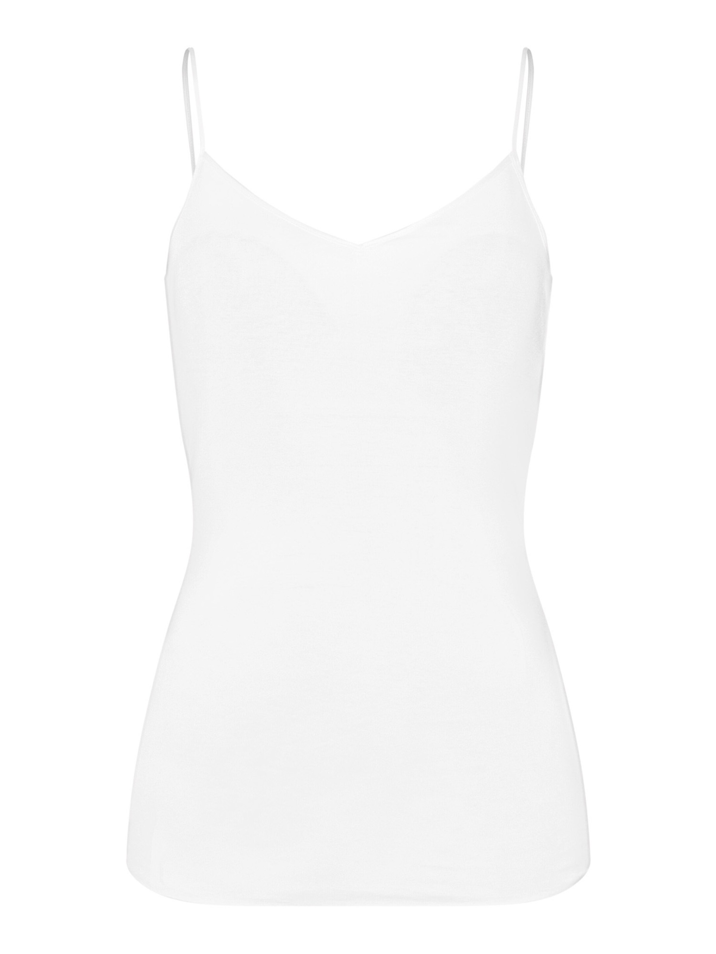 Hanro - Top ' Cotton Seamless ' en blanco: frente