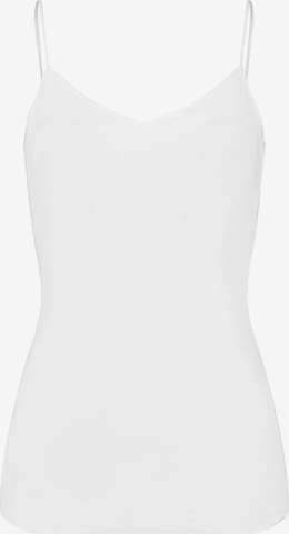 Hanro Top ' Cotton Seamless ' in Weiß: predná strana