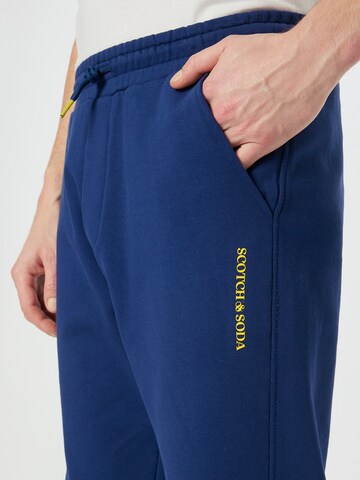 SCOTCH & SODA Tapered Pants in Blue