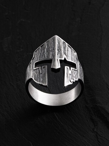 REYTEL Ring 'SPARTAN WARRIOR'S HELMET'‌‌‌‌‌‌‌‌‌‌ in Silber