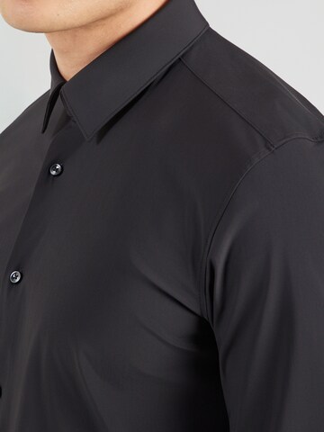 Slim fit Camicia business di BOSS in nero