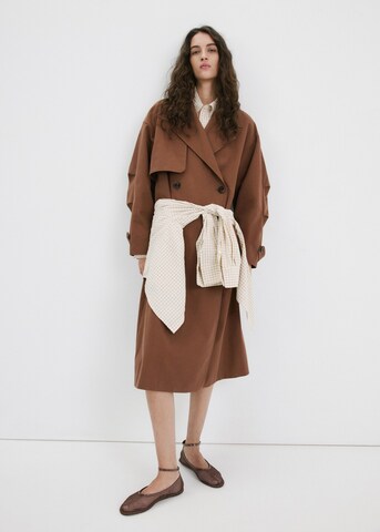 MANGO Riemchenballerina 'Perse' in Braun