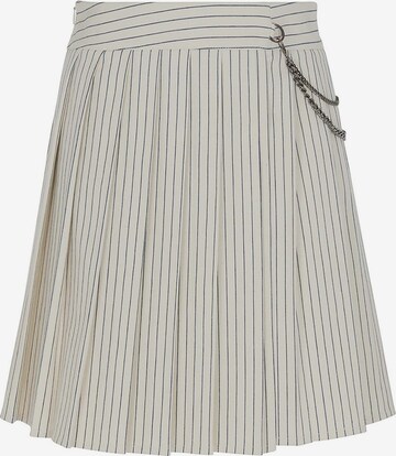 NOCTURNE Skirt in White: front