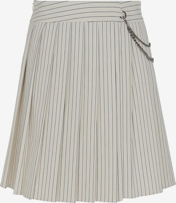 NOCTURNE Skirt in White: front