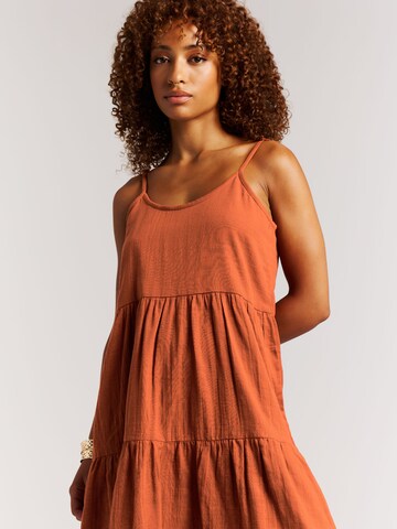 PROTEST Kleid 'PRTMendes'‌‌‌ in Braun