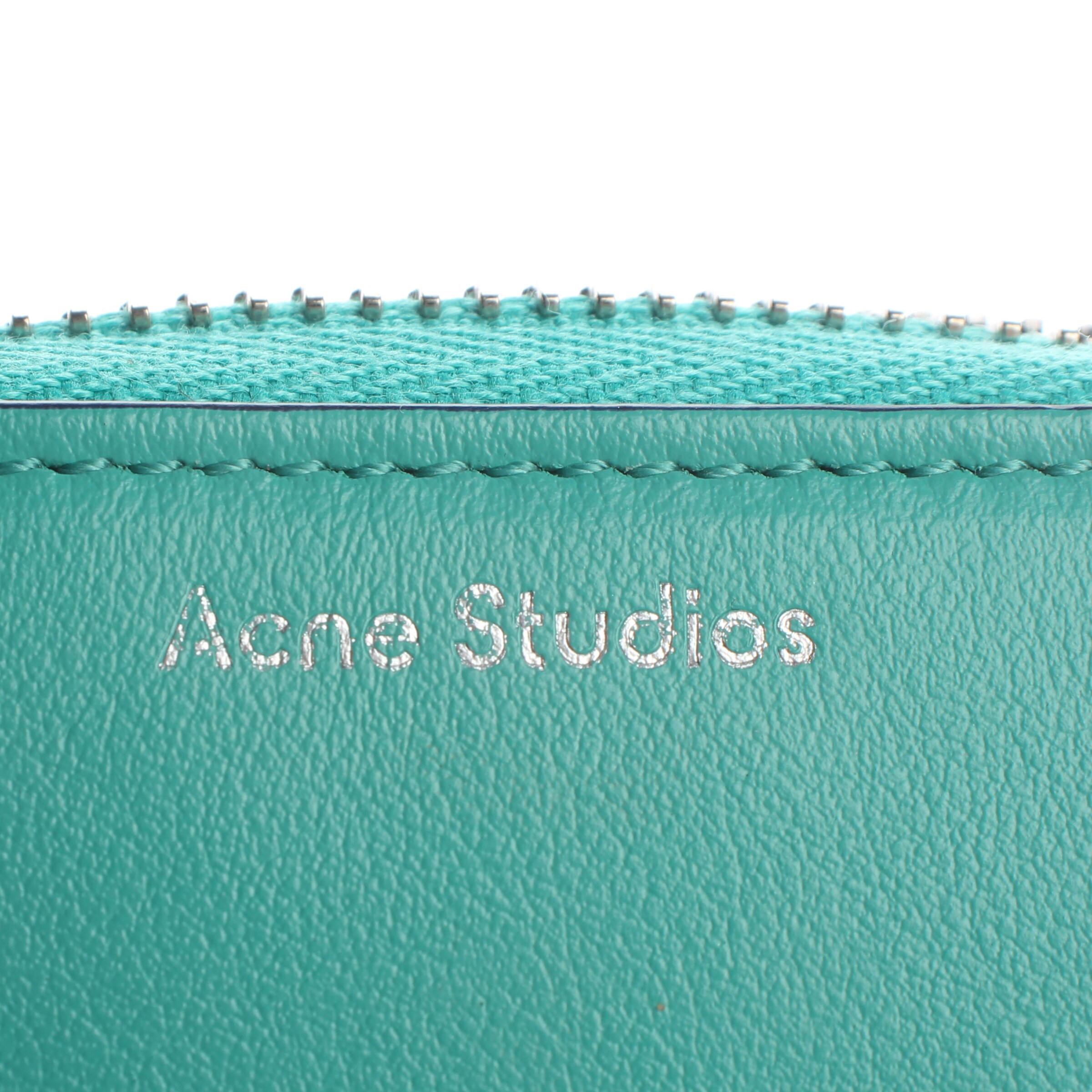 Acne Small Leather Goods in One size in Blue