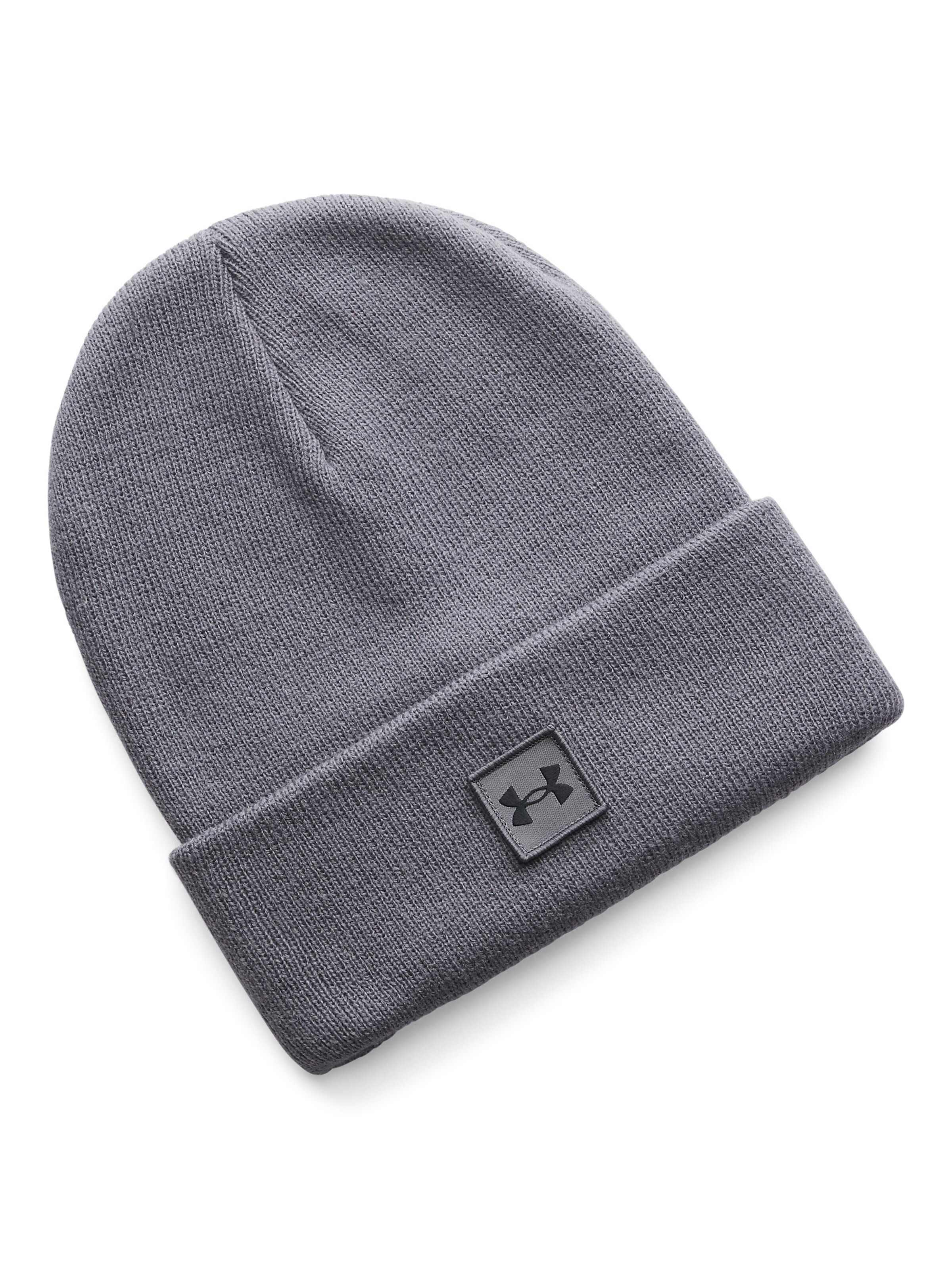 UNDER ARMOUR Sports beanie 'Halftime' in Grey: front