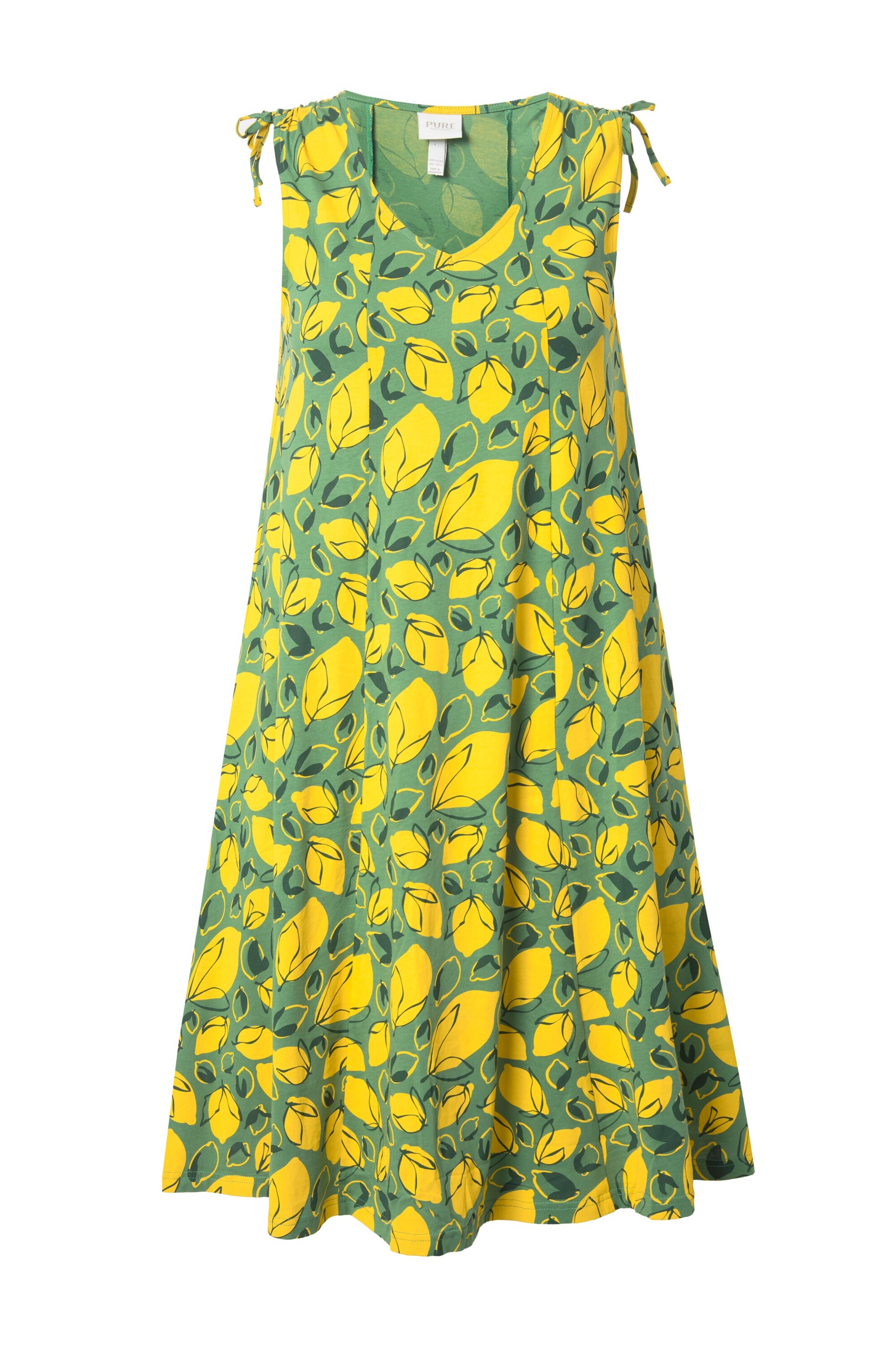 Ulla Popken Jurk in Groen: voorkant