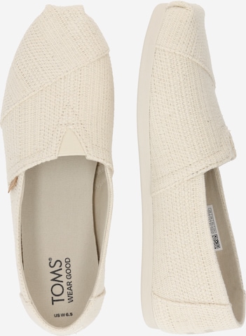 Chaussure basse TOMS en blanc