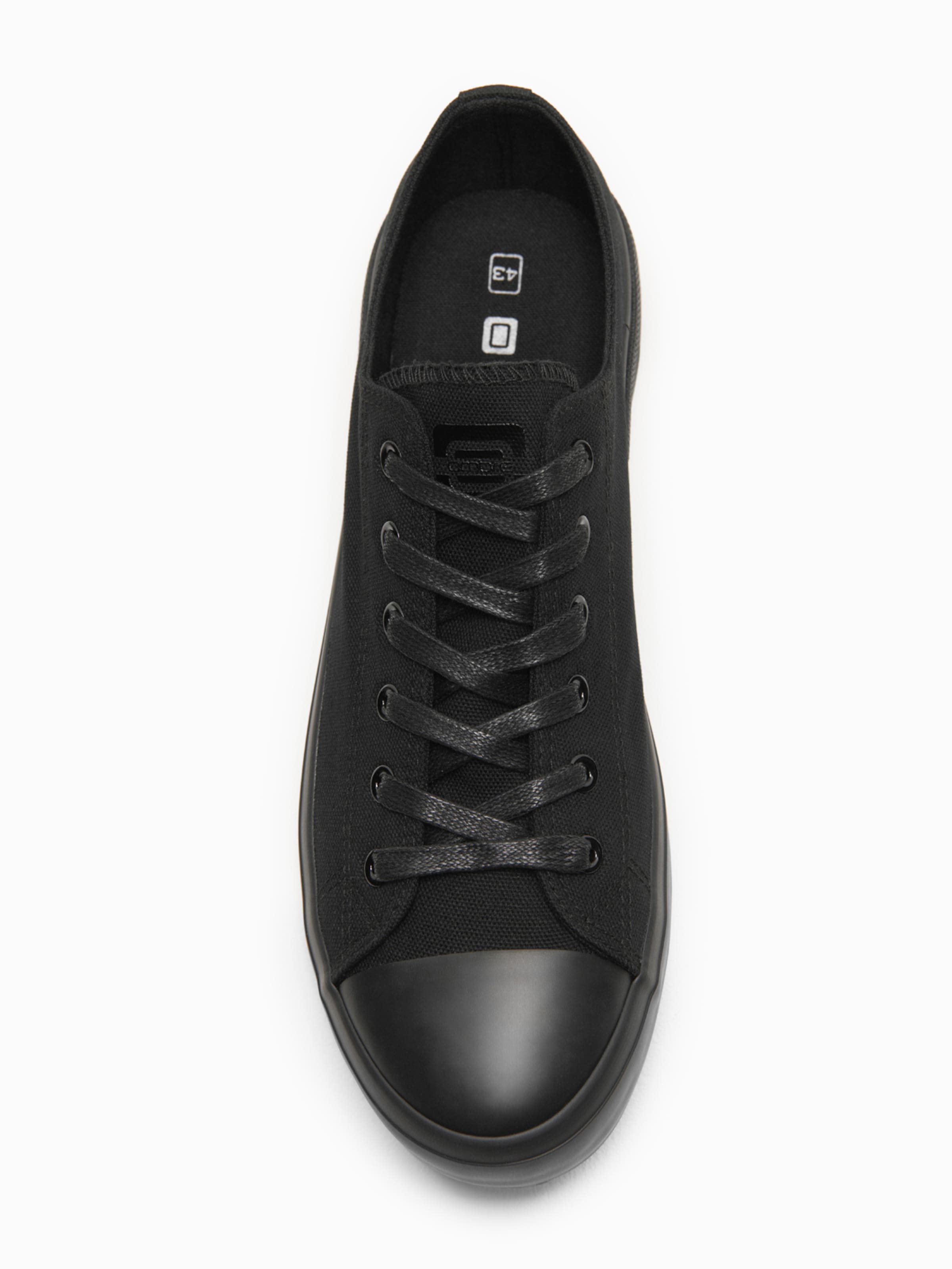 Ombre Sneakers laag in Zwart