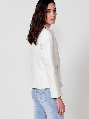 Veste mi-saison KOROSHI en blanc
