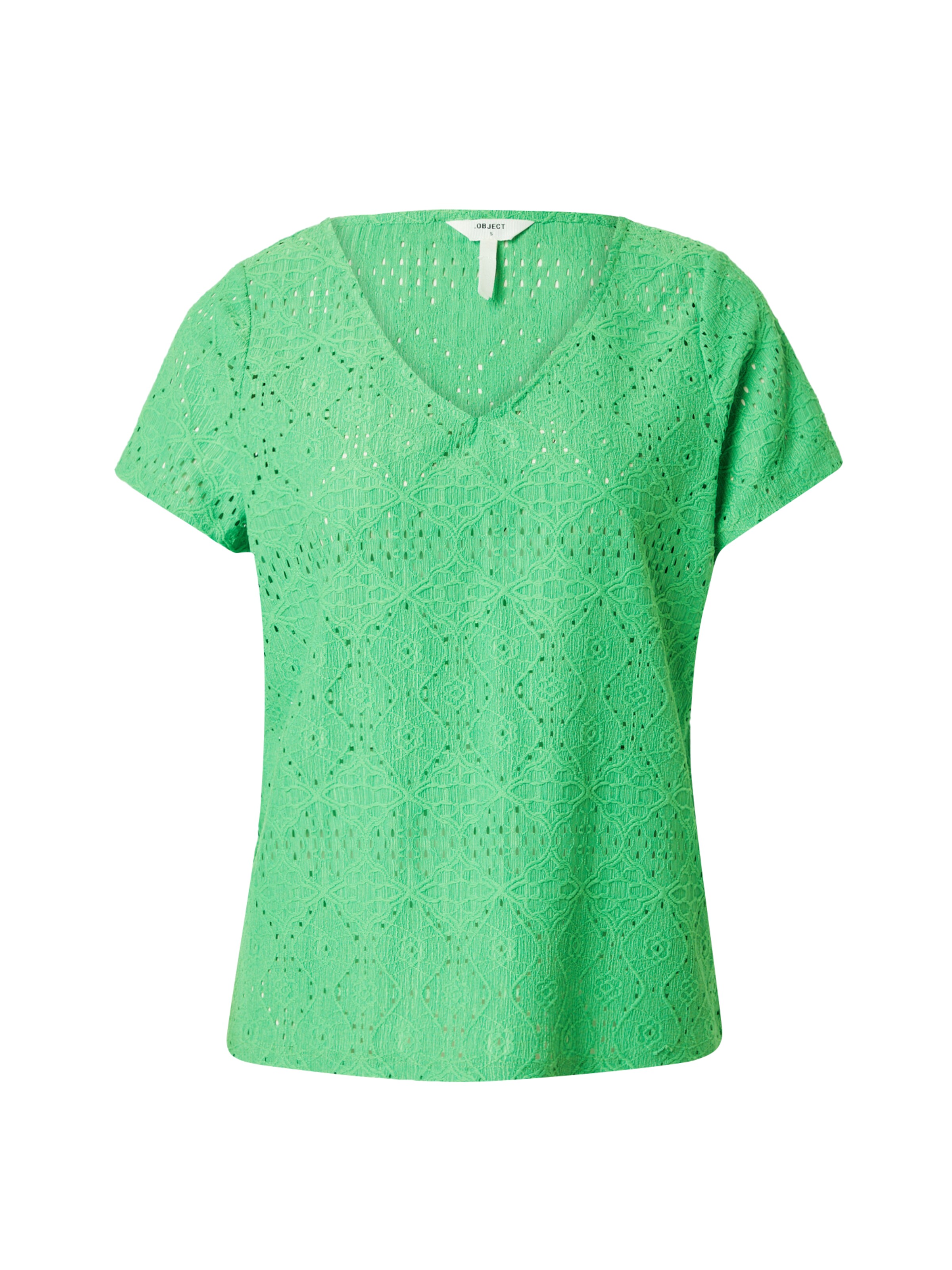 OBJECT - Camisa 'FEODORA' em verde: frente