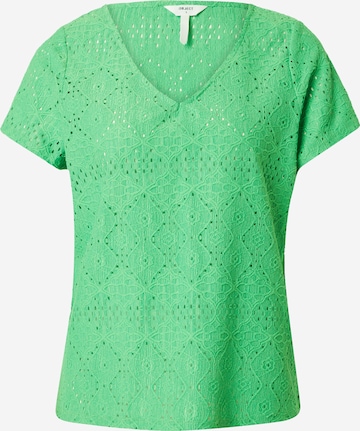 OBJECT - Camisa 'FEODORA' em verde: frente