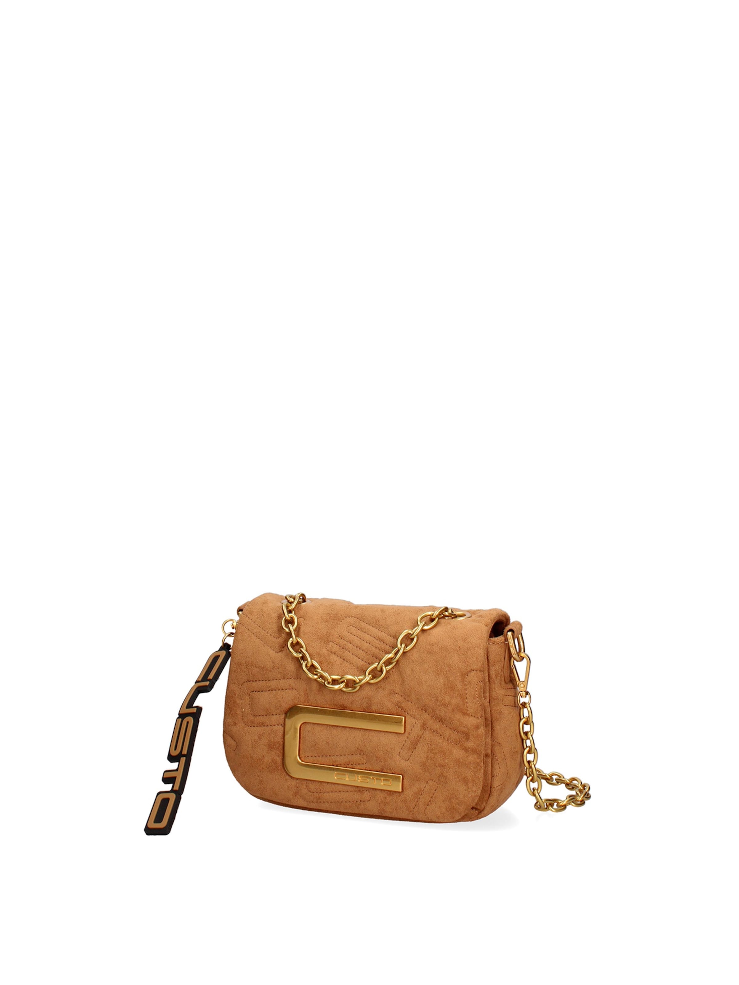 Sac bandoulière Custo Barcelona en marron : devant