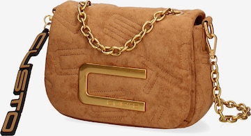Borsa a spalla di Custo Barcelona in marrone: frontale