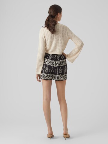 VERO MODA Knit Cardigan 'URSULA' in Beige