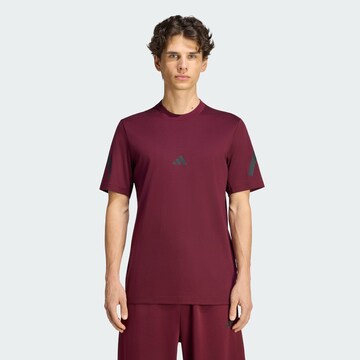 T-Shirt fonctionnel 'Z.N.E.' ADIDAS SPORTSWEAR en rouge : devant