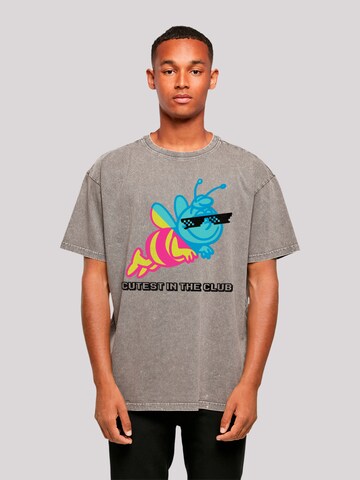 T-Shirt 'Die Biene Maja' F4NT4STIC en gris : devant