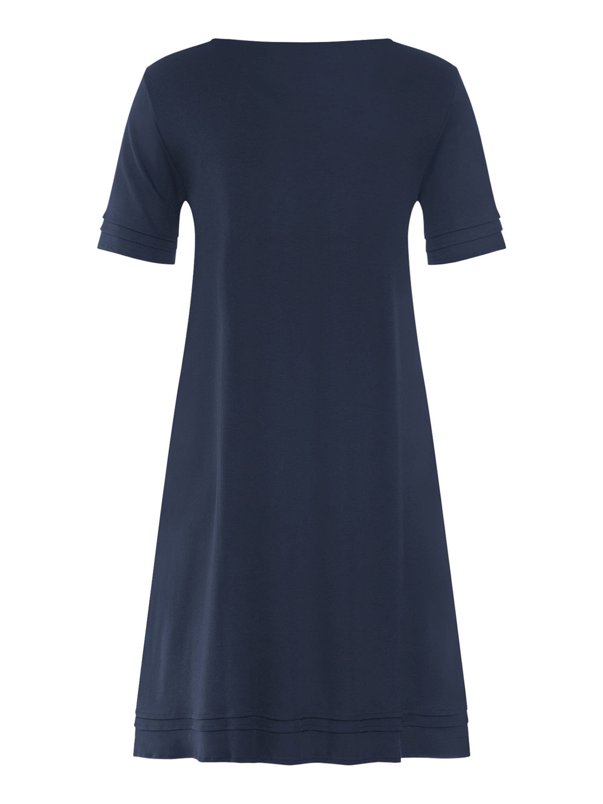 Hanro Nachthemd ' Pilar ' in Blauw