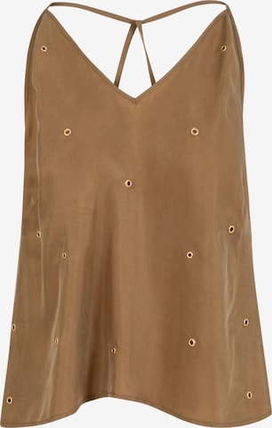 Coster Copenhagen Top in Braun: Vorderseite