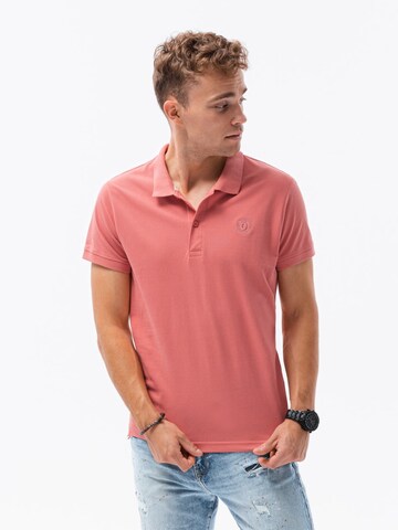 Ombre Poloshirt 'S1374' in Pink: predná strana