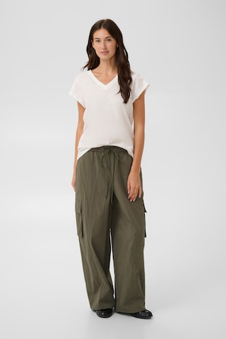 CULTURE - Loosefit Pantalón en verde