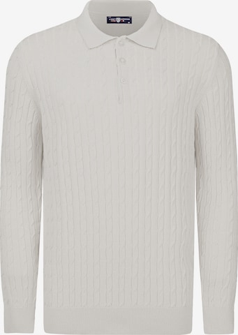 Pullover di Jimmy Sanders in beige: frontale