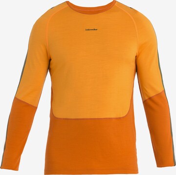 ICEBREAKER Shirt in Oranje: voorkant