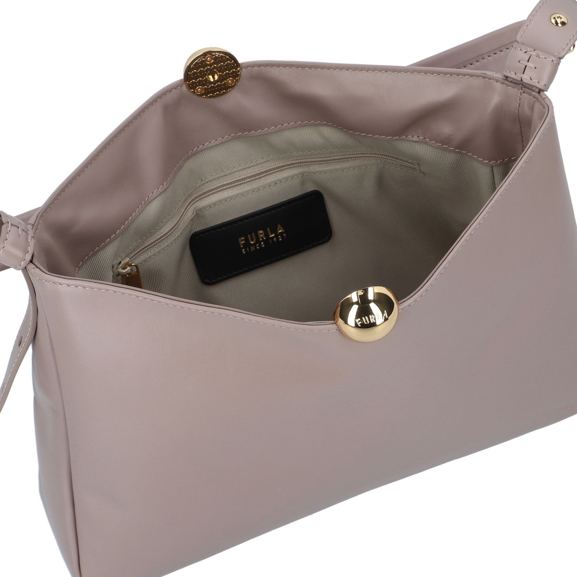 FURLA Schultertasche 'Sfera' in Grau