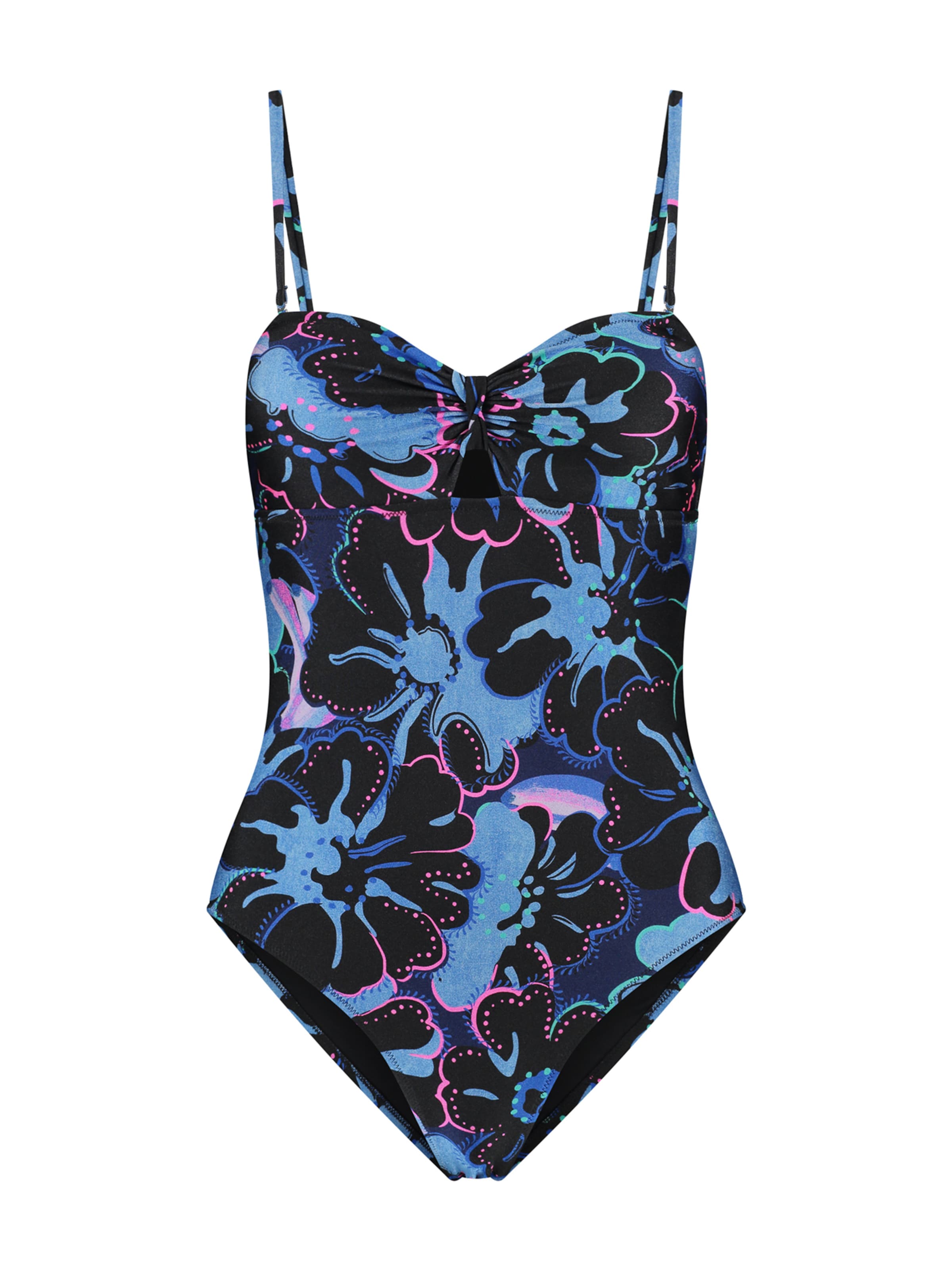 Shiwi Bandeau Badedragt 'Zia' i blå: forside