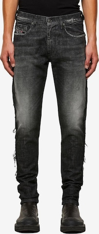 DIESEL Slim fit Jeans 'D-STRUKT' in Grey: front