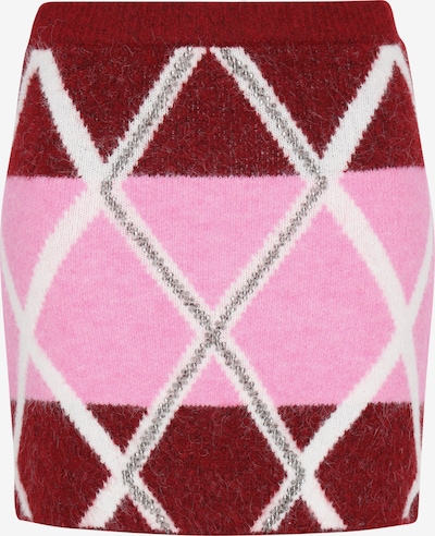 IZIA Sukňa - ružová / burgundská / biela, Produkt