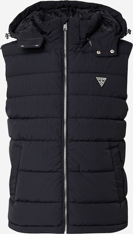 GUESS Brezrokavnik | črna barva: sprednja stran