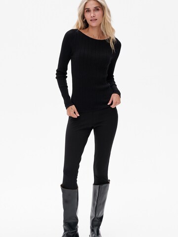 Blue Shadow Sweater in Black