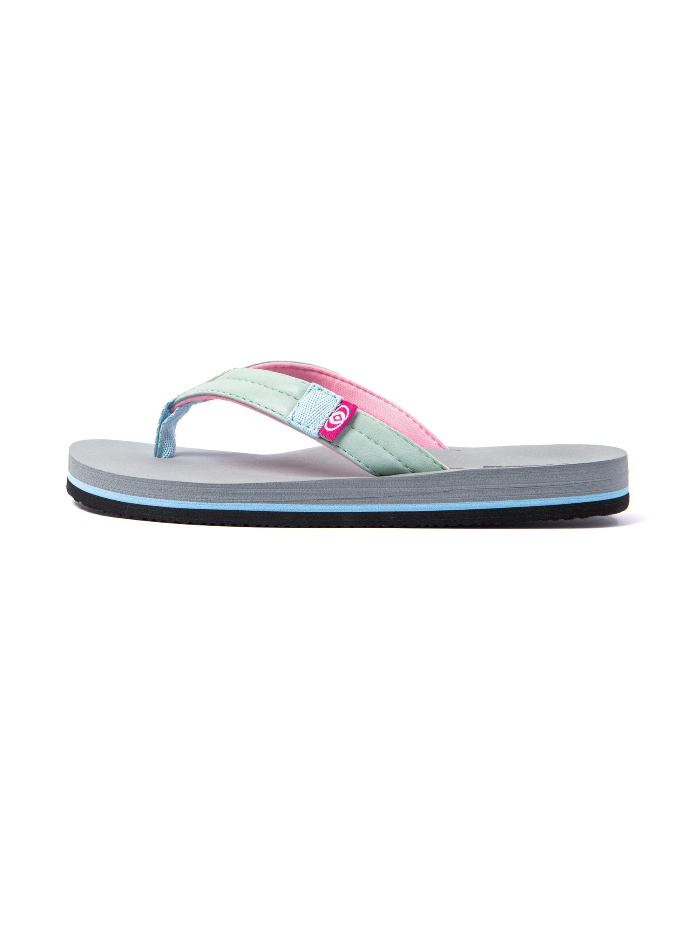 Brasileras T-bar sandals 'Young' in Green: front