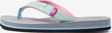 Brasileras T-bar sandals 'Young' in Green: front