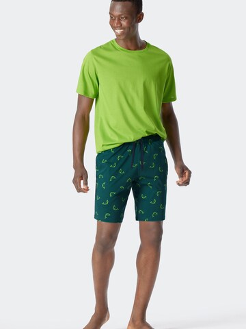 Pantalon de pyjama SCHIESSER en vert : devant