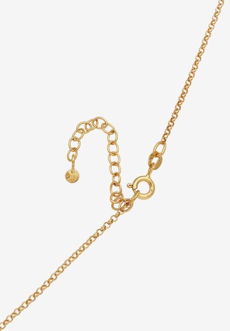 ELLI Halskette Choker, Geo in Gold