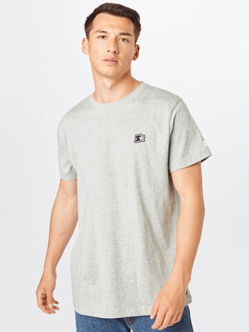 T-Shirt 'Essential' Starter Black Label en gris : devant