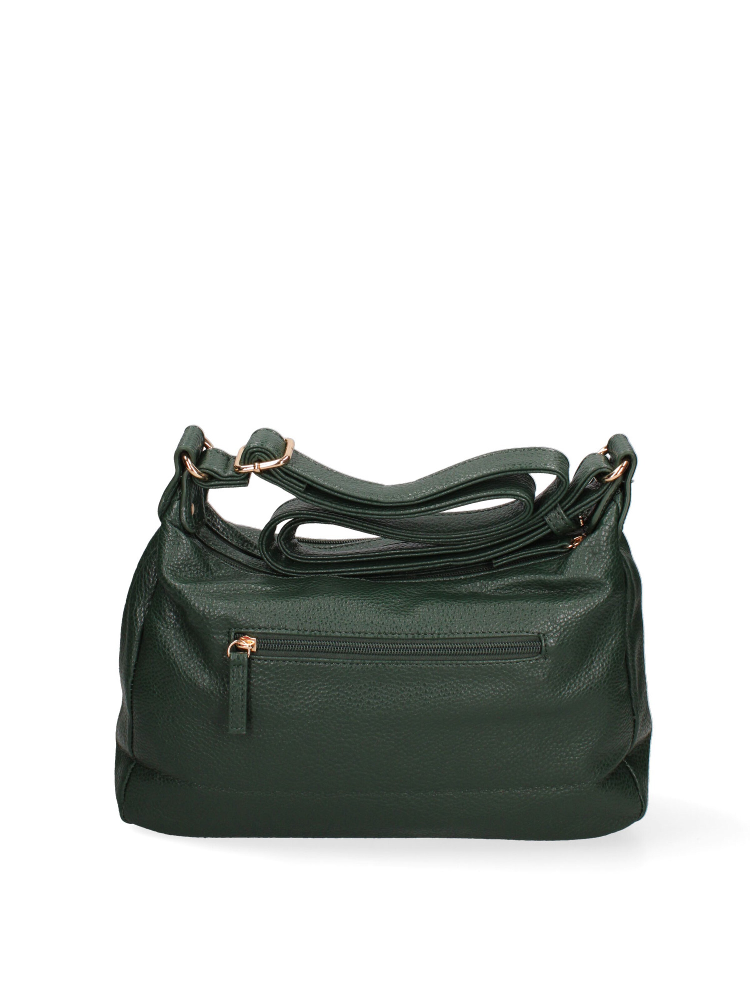 Borsa a spalla 'Borsa a Tracolla Donna Ecopelle con Zip e Tasche Multiple - B Cavalli' di B. Cavalli in verde