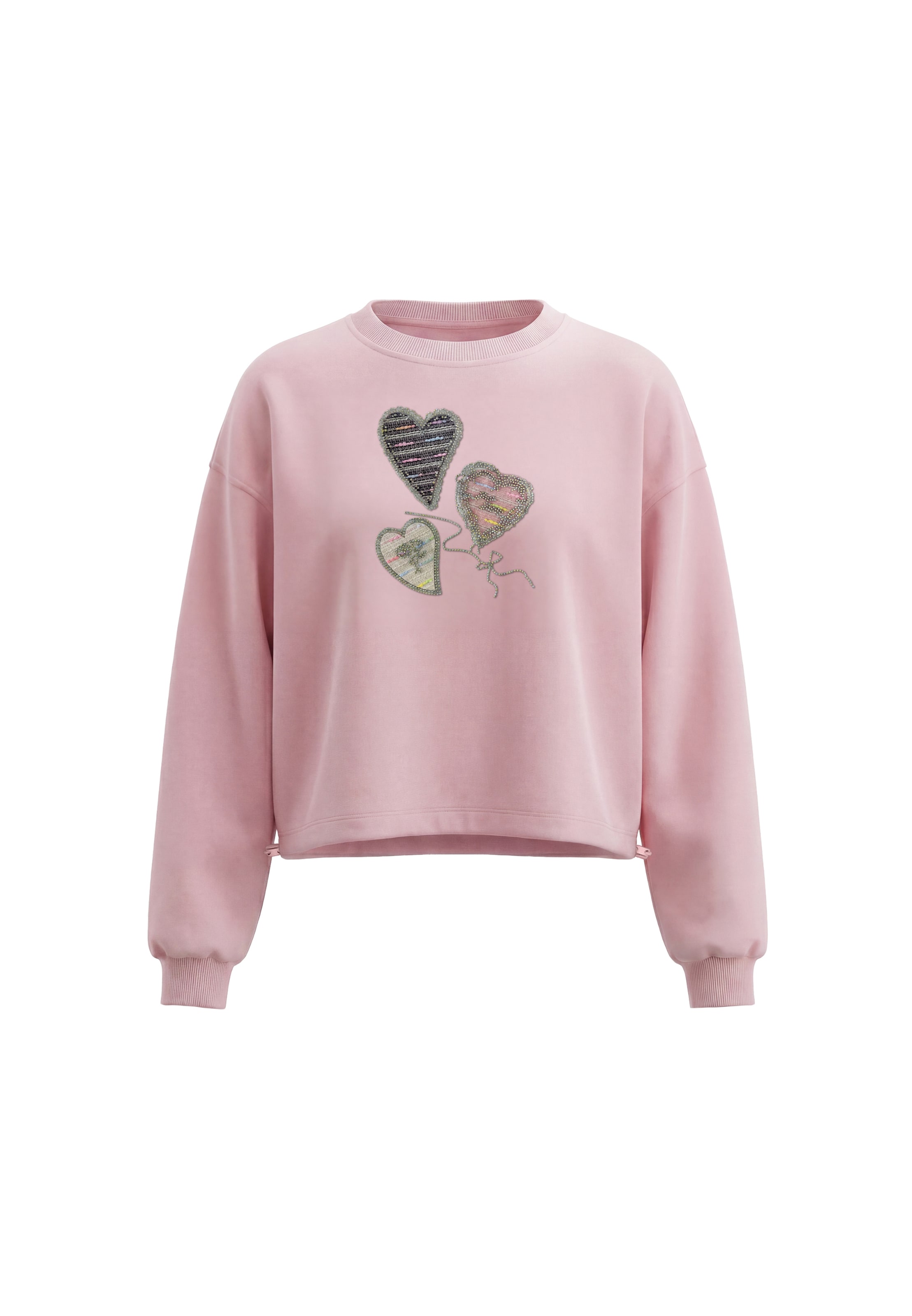 Sweat-shirt MYMO en rose : devant