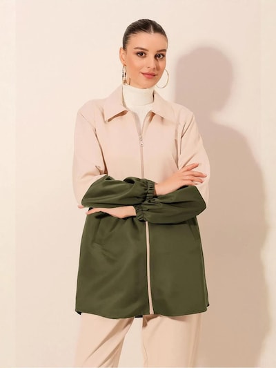 Bigdart Veste mi-saison en beige / olive, Vue avec produit