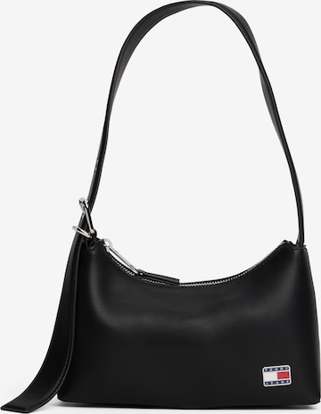 Sac bandoulière Tommy Jeans en noir : devant