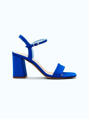 EDITED - Zapatos con plataforma 'Edina' en azul: frente